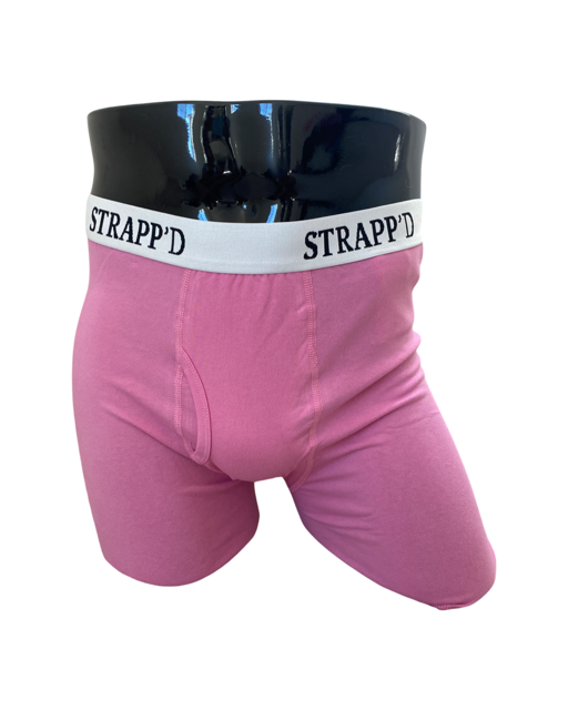 Strapp'd Underwear - Unisex Boxer Brief in Night-Out/White